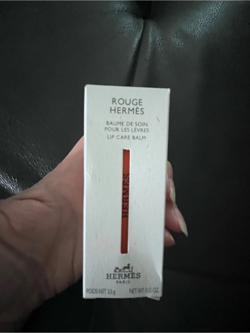 Hermès Rouge Hermès Lip Care Balm - Giftable W/ Box & Dusty
